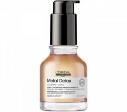Apsauginis plaukų aliejus L’Oréal Metal Detox 50ml buteliukas