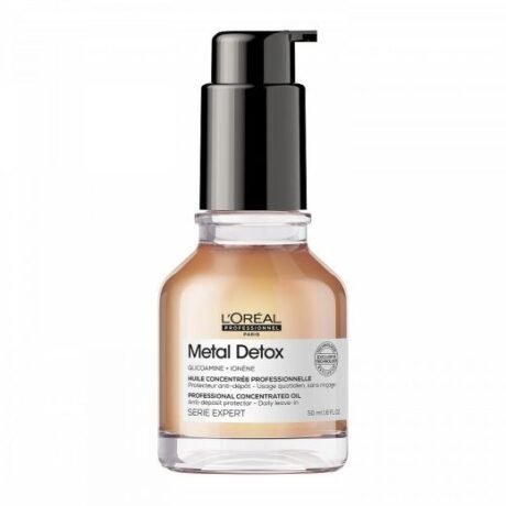 Apsauginis plaukų aliejus L’Oréal Metal Detox 50ml buteliukas