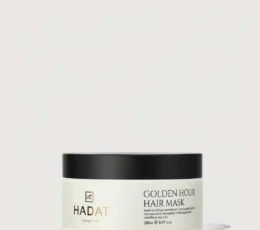 HADAT atkuriamoji kaukė pažeistiems plaukams Golden Hour, 280 ml pakuotė